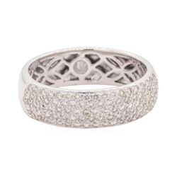 0.99 ctw Diamond Band - 18KT White Gold