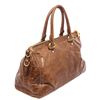 Image 3 : Prada Brown Leather Vitello Daino Medium Shoulder Bag