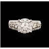 Image 2 : 14KT White Gold 2.06 ctw Diamond Ring