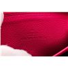 Image 5 : Gucci Pink Textured Leather Logo Print Card Case Wallet