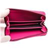 Image 6 : Gucci Pink Textured Leather Logo Print Card Case Wallet