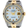 Image 1 : Rolex Mens 2 Tone 14K Lugs MOP Ruby & Diamond 36MM Datejust