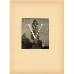 AUBREY BEARDSLEY Antique Print Litho, 1899