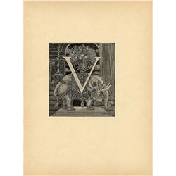 AUBREY BEARDSLEY Antique Print Litho, 1899