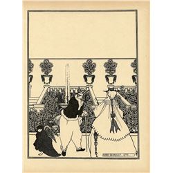 AUBREY BEARDSLEY Antique Print Litho, 1899