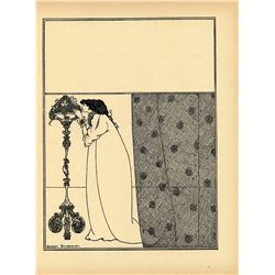 AUBREY BEARDSLEY Antique Print Litho, 1899