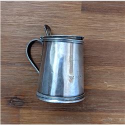1878 Tiffany & Co. Sterling Silver Tankard Regatta