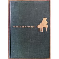 Book People and Pianos by Theodore E. Steinway, Signed