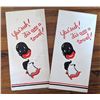 Image 1 : Two Racist African American Restaurant Napkins 1950s