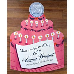 Motorola Serve Club 25th Anniversary Banquet, 1953