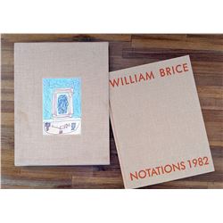 Book Art William Brice Notations 1982