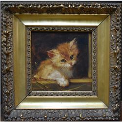 Stephanie Emma Clothilde Ronner (1860 - 1936) Kitten