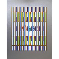 YAAKOV AGAM Serigraph, "Neftalie" Of The 12 Tribes Of Israel