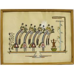 Original Multi Media Painting, Barbara T. Sackett