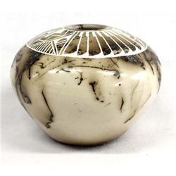 Acoma Pottery Seed Jar by Irvin J. Lewis
