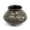 Image 1 : Vintage Mata Ortiz Matte on Black Pottery Jar