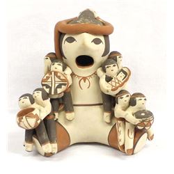Jemez Pottery Storyteller by Judy Toya