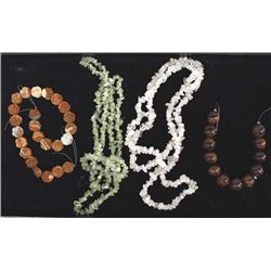 Loose Beads & 2 Chip Necklaces