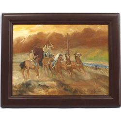 Original Oil Painting by R.O. Brun