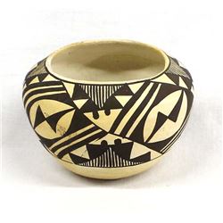 Historic Acoma Pueblo Pottery Bowl