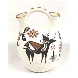 Zuni Pottery Wedding Vase by B. Eriacho