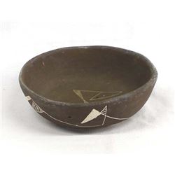 Mayan Style Pottery Shallow Bowl