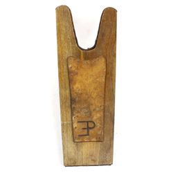 Vintage Cowboy Wood and Leather Boot Jack