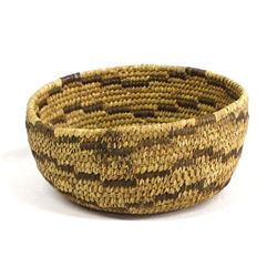 Historic Tohono O'odham Basketry Bowl