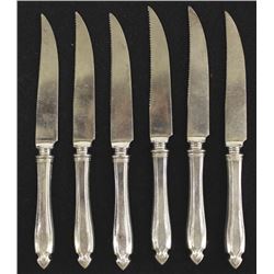 6 Oneida William A. Rogers Heirloom Fruit Knives