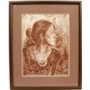 Image 1 : Framed Native American Navajo Print by E. Abeita