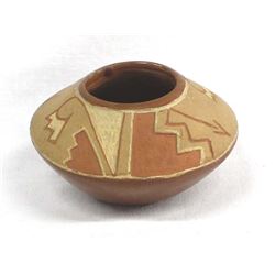 Historic San Juan Carved Pottery Jar