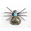 Image 1 : Navajo Sterling Turquoise Push Pin