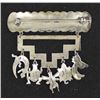 Image 2 : Teme' Navajo Nation Sterling Silver Charm Pin