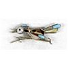 Image 1 : Zuni Sterling Inlay Roadrunner Pin Pendant