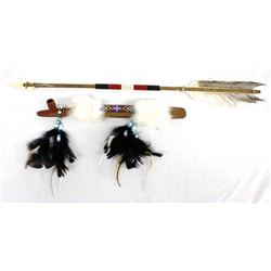 Beaded Pipe and Arrow