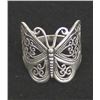 Image 1 : Sterling Silver Filigree Butterfly Ring, Sz 12.5