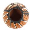 Image 3 : Native American Jemez Carved Pottery Melon Jar