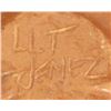 Image 5 : Native American Jemez Carved Pottery Melon Jar