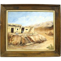 Original Antique Oil Painting by Roxanne Keenan