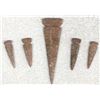 Image 2 : 5 Framed Arrowheads