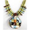 Image 1 : Santo Domingo Reversible Shell Pendant Necklace