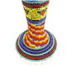 Image 2 : Hand Beaded Metal Vase by Kathy Kills Thunder
