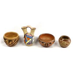 4 Pieces of Historic Native American Pottery