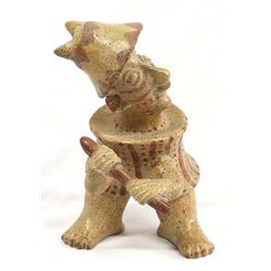 Mayan Style Pottery Human Effigy