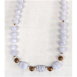 Blue Lace Agate Necklace