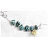 Image 3 : Sterling & Stabilized Turquoise Rabbit Bracelet