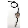 Image 2 : Native American Navajo Sterling Agate Bolo Tie