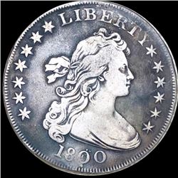 1800 Draped Bust Silver Dollar XF+