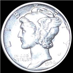 1936-S Mercury Silver Dime UNCIRCULATED