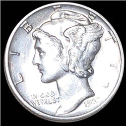 1937-D Mercury Silver Dime UNCIRCULATED